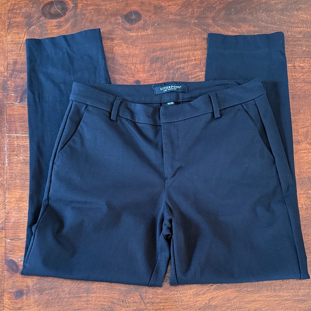 Liverpool Kelsey Women’s Black Pants Trousers Size 10